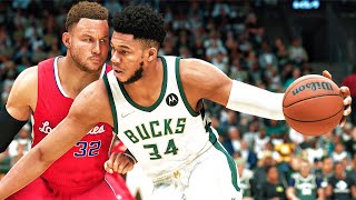 GIANNIS SCORES 50 vs PRIME GRIFFIN ONLINE NBA 2K22 Next Gen Head to Head [upl. by Doowron]