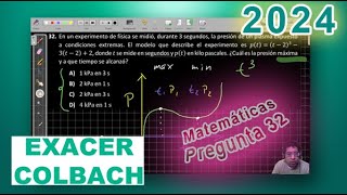 Matemáticas 32 Exacer Guía 2024 [upl. by Gingras]