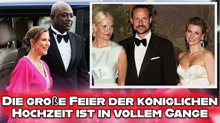 Die große Feier der königlichen Hochzeit von Prinzessin Märtha Louise Norwegen ist in vollem Gange [upl. by Beniamino]