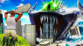 DARK quotEL GRAN MAJAquot Sea Monster Movie In GTA 5 [upl. by Arondell]