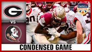 Georgia vs Florida State Condensed Game  202324 ACC Football [upl. by Derraj]