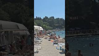 KROATIEN CRIKVENICA STRAND 4K CROATIA WALKING TOUR [upl. by Horsey829]