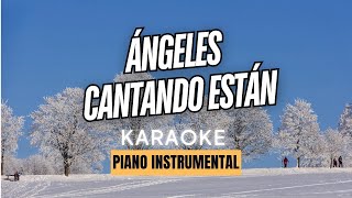 Ángeles cantado estánKaraoke Pista Instrumental con letra [upl. by Nymzaj]