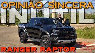 Ford RANGER RAPTOR Picape INÚTIL Ou seria a MELHOR Preço consumo desempenho Avaliação completa [upl. by Horan]