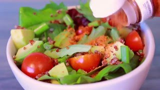 Tajín Quinoa Salad Recipe [upl. by Eidnim]