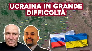 UCRAINA IN GRANDE DIFFICOLTÀ e con POCHI SOLDATI ANALISI con GEN CAMPORINI e E BROGI [upl. by Nolyk]