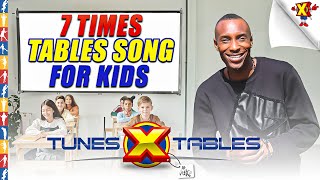 7 Times Tables Song for Kids  NK Style Fun Way To Learn Multiplication  TunesTimesTablescom [upl. by Shamus358]