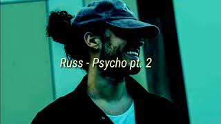 Karaoke PSYCHO  Russ lyrics [upl. by Hallock]