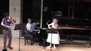 Trio movement for violin viola and piano composed by Alma Deutscher 2014 [upl. by Eitisahc]