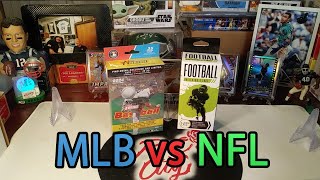 💥 Football vs Baseball Box Battle 💥 2024 Topps Heritage vs Fairfield FB Mystery Box🔥Walgreens Rip💣 [upl. by Tobye]