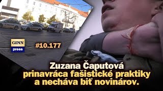 Zuzana Čaputová prinavráca fašistické praktiky a necháva biť novinárov upútavka 10177 [upl. by Euqina377]