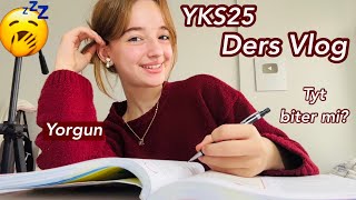 YKS DERS ÇALIŞMA GÜNLÜĞÜM YORGUN🫣TYT BİTER Mİ⁉️ [upl. by Ahasuerus426]