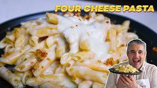 How to Make FOUR CHEESE PASTA Like an Italian [upl. by Alecram]