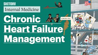 Chronic Heart Failure Management Part 1 Internal Medicine  Sketchy Medical [upl. by Marcela309]