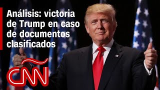 Análisis  Victoria judicial de Trump en caso desestimado sobre documentos clasificados [upl. by Akirehc]