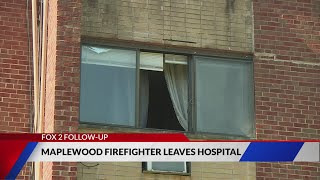 Maplewood firefighter recovers from cardiac event leaves hospital [upl. by Olfe495]