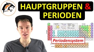 Hauptgruppen amp Perioden im Periodensystem  Atomaufbau amp Valenzelektronen [upl. by Alyad]