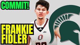 COMMIT Frankie Fidler commits to Michigan State [upl. by Pasia]