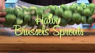 How to Trim and Halve Brussels Sprouts [upl. by Anson]