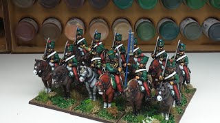 28mm Napoleonic French 7th hussars completed [upl. by Ranchod]