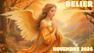 BELIER NOVEMBRE 2024  ☀️​💫​GRAND CHANGEMENT PERSONNEL ET SPIRITUEL☀️​💫​ [upl. by Eenwat]