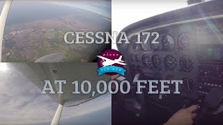 Cessna 172 At 10000 Feet  ATC Audio [upl. by Le]