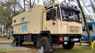 Motorhome Bocklet Dakar 770 MAN TGM 13 290 Off Road motorhome casassobrerodas truckcamping [upl. by Idnil]