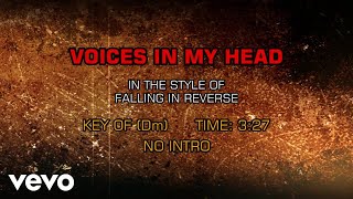 Falling In Reverse  Voices In My Head clean Karaoke [upl. by Jedediah891]