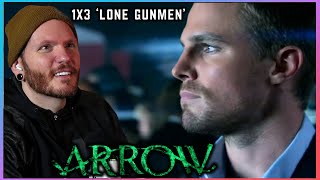 First time watching ARROW 1x3 Lone Gunmen REACTION [upl. by Etteyniv]