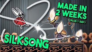 Making Hollow Knight Silksong in 2 weeks plus 1 day [upl. by Stevena458]