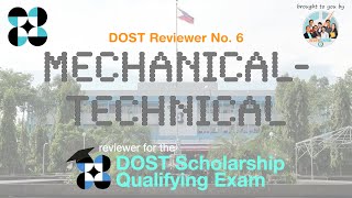 DOST Scholarship Qualifying Exam Reviewer No 6 MechanicalTechnical  Review Central [upl. by Corinna622]