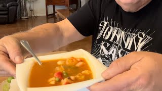 sopa de mariscos facil [upl. by Barnum]