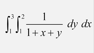 Double Integral 11  x  y dy dx  y  1 to 2  x  1 to 3 [upl. by Calvin]