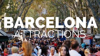 10 Top Tourist Attractions in Barcelona  Travel Video [upl. by Kennard]