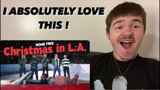 TEENAGER REACTS TO  Home Free  Christmas in LA Official Video  REACTION [upl. by Eecram31]