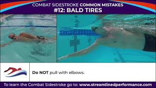 Combat Sidestroke Common Mistake 12 Bald Tires – by Streamlined Performance [upl. by Asiela607]