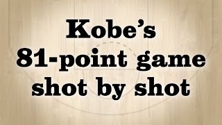 Kobe Bryants 81point game shot by shot [upl. by Herzog161]