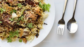 How to cook Fried Chicken Biryani  Chicken Biryani Indian Recipe  Indian Rice Veraity [upl. by Ttenaj]