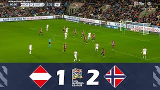 Österreich gegen Norwegen 12  UEFA Nations League 202425  Spiel Höhepunkte [upl. by Kragh]