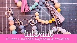 Silicone Beaded Keychain and Key Wristlet [upl. by Stag]