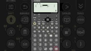 Solving System of Equations using the CASIO fx991CW [upl. by Euqirrne94]