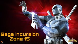 Saga incursion  mcoc  zone 15  marvel contest of champions [upl. by Karilynn509]