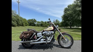 2007 HarleyDavidson Dyna Low Rider FXDL Only 14k Miles Rare Color Clean Carfax w Extras  7995 [upl. by Demetrius]