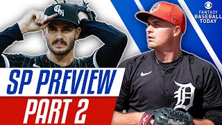 2024 Starting Pitcher Preview Part 2 Favorite Targets in the Top40 ADP  Fantasy Baseball Advice [upl. by Alenson298]