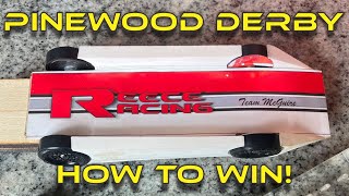 Heres How To Win Your Pinewood Derby Race [upl. by Emlynn898]