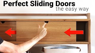 8 Tips for Perfect Sliding Doors without Hardware [upl. by Sheree333]