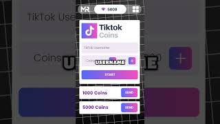 Free Tiktok Coins  How To Get Free Tiktok Coins 2024 [upl. by Jeane170]