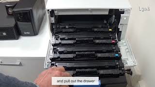 HP M455 M480 415A Sostituzione Cartuccia toner [upl. by Crellen]