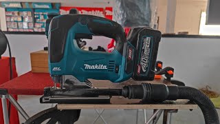 JV002G Makita 40V XGT Cordless Brushless Jig Saw with dust collection [upl. by Atiuqaj336]