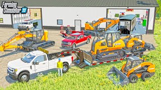 I STARTED A 1000000 CONSTRUCTION COMPANY ALL NEW EQUIPMENT [upl. by Moyra576]